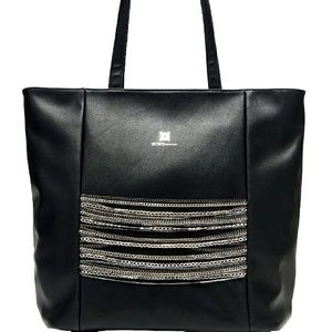 BCBGeneration Silver Chain Tote